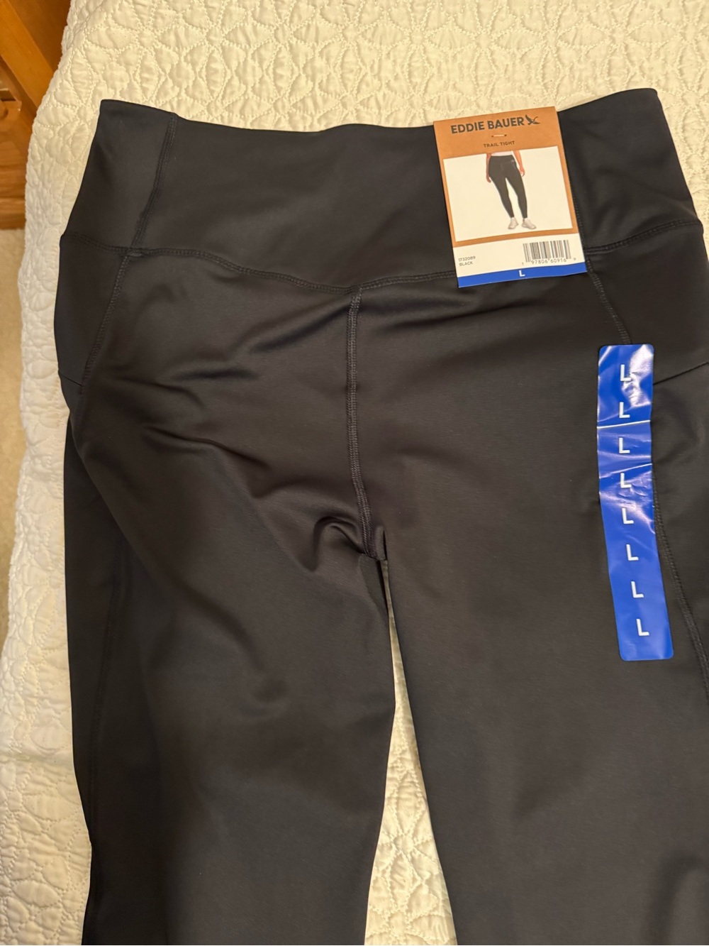 Eddie Bauer Black High-Waist Performance Leggings